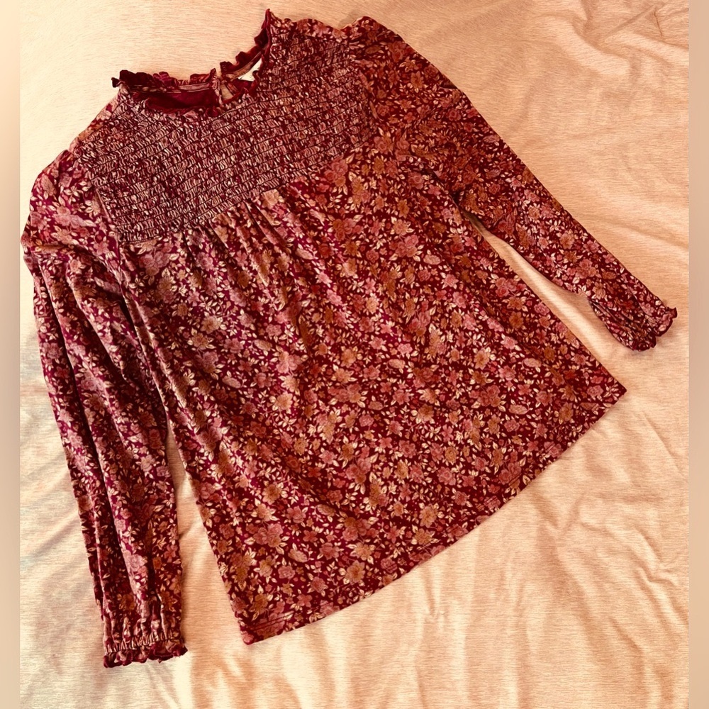 Long sleeve cotton shirt